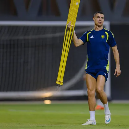 كريستيانو رونالدو خلال تدريب النصر - 29 أكتوبر 2026