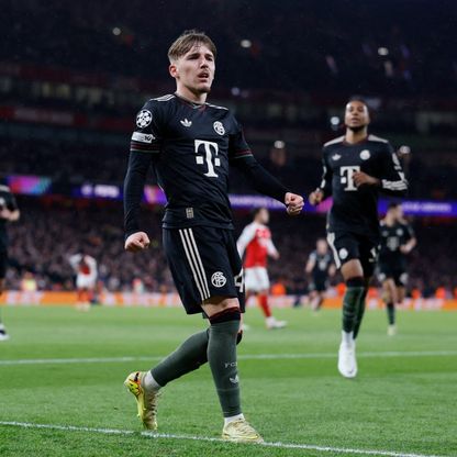 شباك أرسنال تهتز لأول مرة بدوري الأبطال أمام بايرن ميونيخ