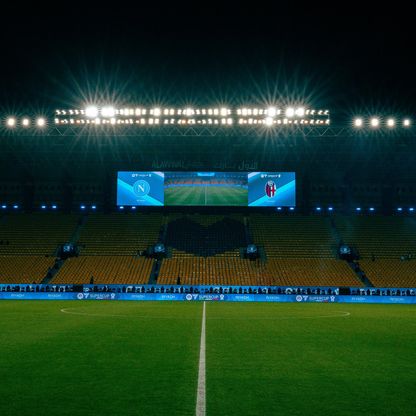 تشكيلة نابولي وبولونيا في نهائي كأس السوبر الإيطالي بالرياض