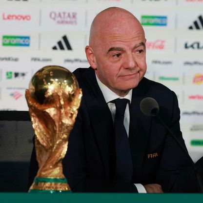 إنفانتينو: خطة بيع حصة في كأس العالم مجرد اقتراح وليست إلزاماً