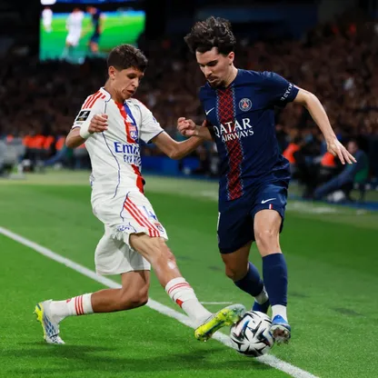 البرتغالي فيتينيا لاعب باريس سان جيرمان خلال مواجهة ليون في الدوري الفرنسي - 19 أبريل 2026