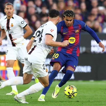 لامين يامال "أفضل مراوغ" في أوروبا يحطم رقماً قياسياً لكيليان مبابي