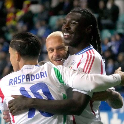 بعد 24 عاماً.. مويس كين يُكرر إنجاز إنزاغي مع إيطاليا قبل إصابته