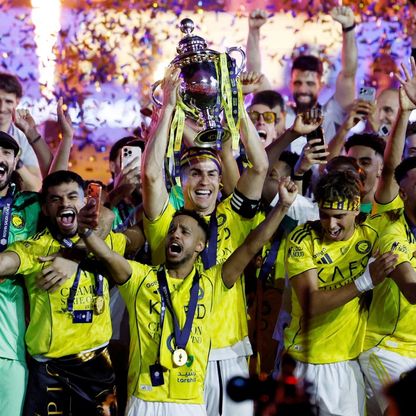 شاهد.. رونالدو يتوج النصر بطلاً للدوري السعودي لأول مرة منذ 2019