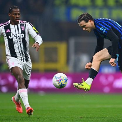 شاهد.. إنتر يصدم يوفنتوس في الدقيقة الأخيرة وينتزع فوزاً مثيراً في ديربي إيطاليا