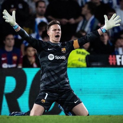 برشلونة يقرر إحالة حارس مرماه تير شتيغن للتحقيق