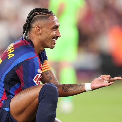 شاهد.. الثنائي رافينيا وفيرمين يقود برشلونة لانتصار جديد أمام بلباو