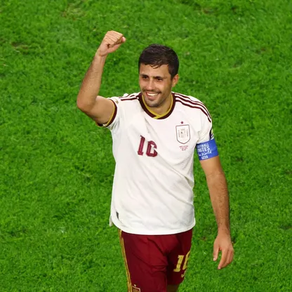 رودري يحتفل بتأهل إسبانيا إلى نهائي كأس العالم بعد فوزها على فرنسا - 14 يوليو 2026