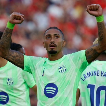 برشلونة يفتتح موسمه بفوز خجول على 9 لاعبين لمايوركا