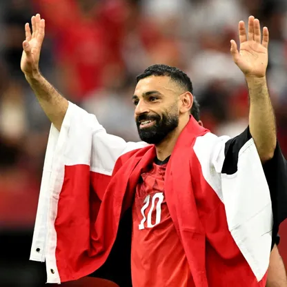 محمد صلاح يحتفل بعد فوز مصر على نيوزيلندا في كأس العالم -22 يونيو 2026