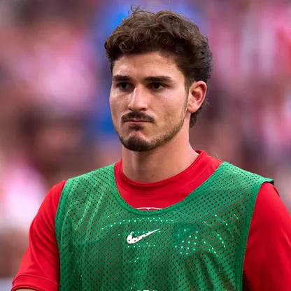خوليان ألفاريز خلال مواجهة فريقه أتلتيكو مدريد أمام فياريال في الدوري الإسباني - 23 أغسطس 2026