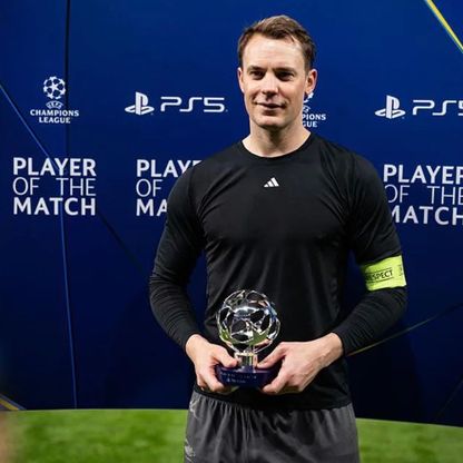 مانويل نوير رجل مباراة ريال مدريد وبايرن ميونيخ في دوري الأبطال