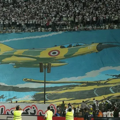 احتفال جمهور الأهلي والزمالك بذكرى 6 أكتوبر في ديربي القاهرة بالجولة السادسة من الدوري المصري - 11 أكتوبر 2026
