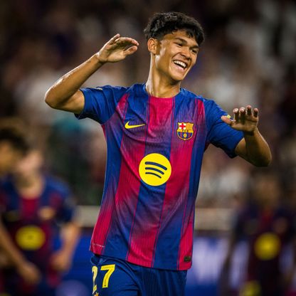 درو يحصد 200 ألف متابع بعد أول مباراة له مع برشلونة