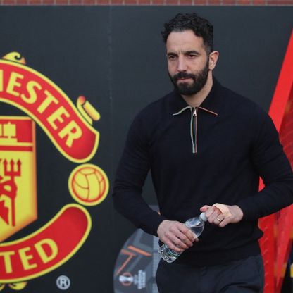 روبن أموريم مدرب مانشستر يونايتد خلال مواجهة أتلتيك بلباو في الدوري الأوروبي - 8 مايو 2025