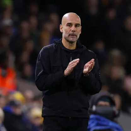 بيب غوارديولا خلال مباراة ليدز يونايتد ومانشستر سيتي بالدوري الإنجليزي الممتاز - 28 فبراير 2026