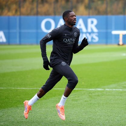 المرض يحرم باريس سان جيرمان من خدمات ديمبيلي في دوري أبطال أوروبا