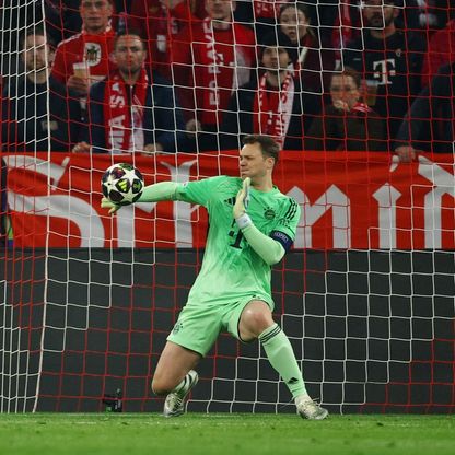 مانويل نوير يعترف بارتكابه "كارثة" أمام ريال مدريد بدوري أبطال أوروبا