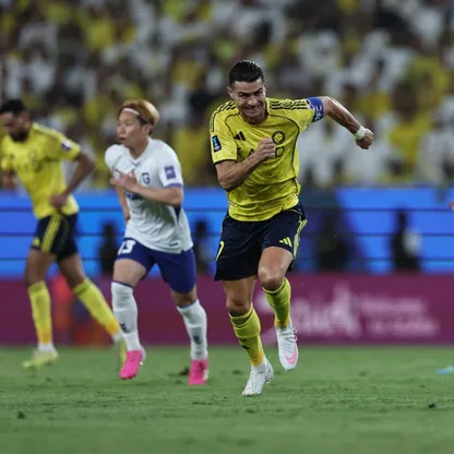 كريستيانو رونالدو مهاجم النصر خلال مواجهة غامبا أوساكا بنهائي دوري أبطال آسيا 2 - 16 مايو 2026