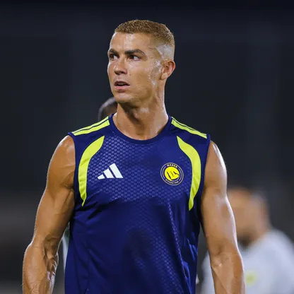 كريستيانو رونالدو نجم النصر خلال تدريب - 13 أغسطس 2026