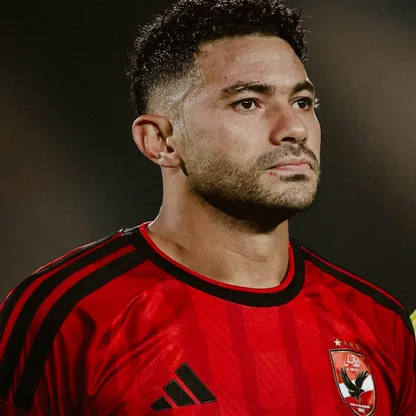 ياسر إبراهيم مدافع الأهلي خلال مواجهة سموحة في الدوري المصري - 3 سبتمبر 2026