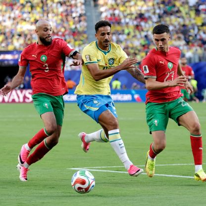 شاهد.. منتخب المغرب يُحرج البرازيل ويتراجع ليخرج بتعادل مُشرّف