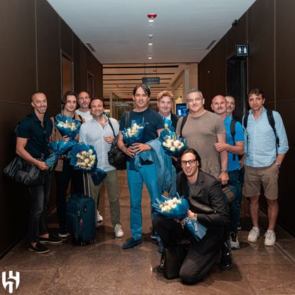 إنزاغي مدرب الهلال الجديد يصل الرياض للاستعداد لمواجهة ريال مدريد