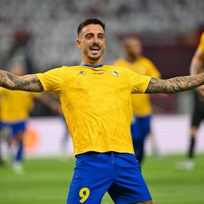 شاهد.. رأسية خوسيلو المذهلة تُهدي الغرافة كأس أمير قطر