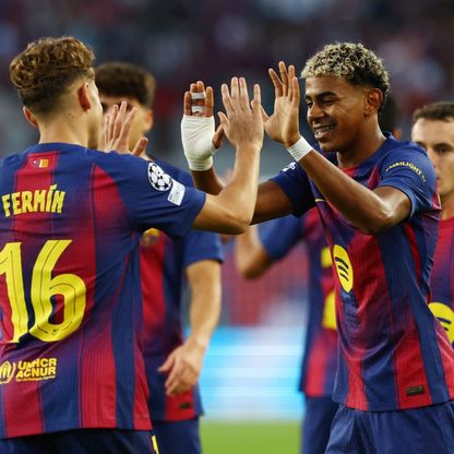 يامال وفيرمين لوبيز يقودان هجوم برشلونة أمام أتلتيكو