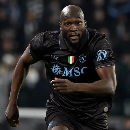 لاعب نابولي روميلو لوكاكو خلال مباراة ضد يوفنتوس في الدوري الإيطالي- 25 يناير 2026