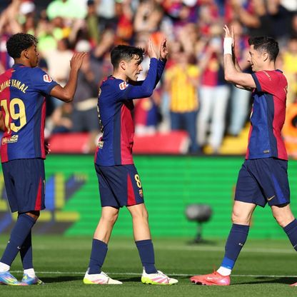 كم نقطة يحتاجها برشلونة لحسم لقب الدوري الإسباني؟