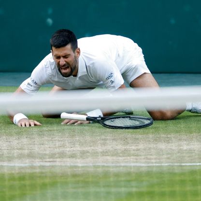 الشكوك تحيط بمشاركة دجوكوفيتش في نصف نهائي ويمبلدون للتنس