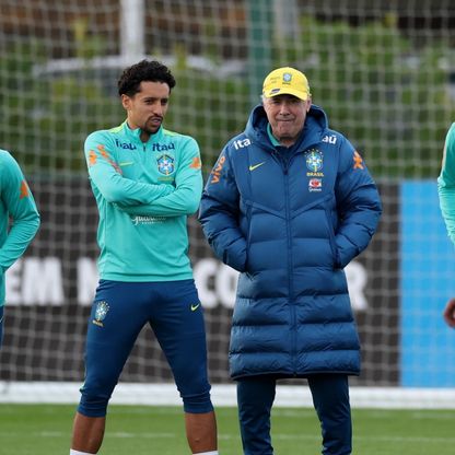 قائد سان جيرمان ماركينيوس يتعرض لإصابة مع منتخب البرازيل