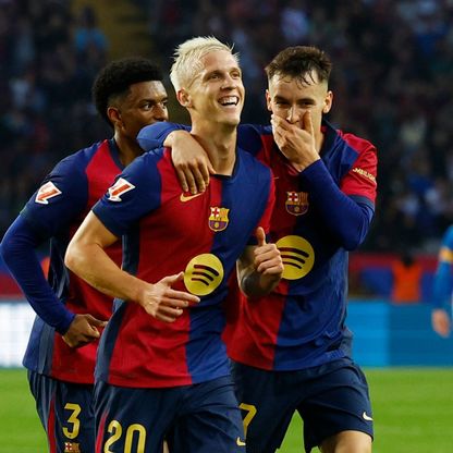 أولمو أساسياً في تشكيلة برشلونة أمام بنفيكا في دوري أبطال أوروبا