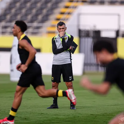 سيرجيو كونسيساو مدرب الاتحاد في حصة تدريبية - 17 مارس 2026