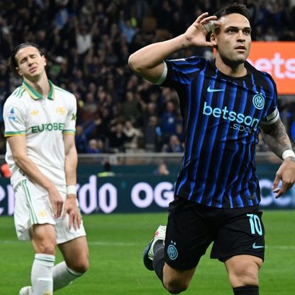 شاهد.. إنتر يلتهم روما في قمة من 7 أهداف وشالهان أوغلو يحرز هدف الموسم