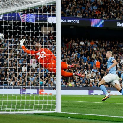 هالاند يصل إلى الهدف 50 بدوري أبطال أوروبا ويكسر رقم فان نيستلروي القياسي