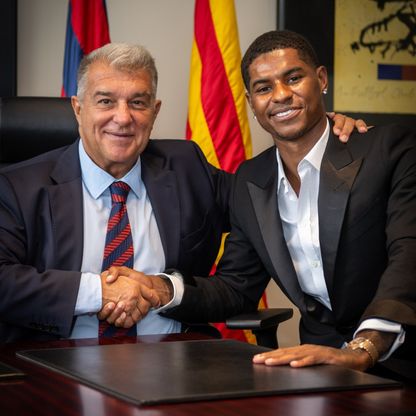 لابورتا يكشف أهم صفات راشفورد وسبب فشل صفقة ويليامز مع برشلونة