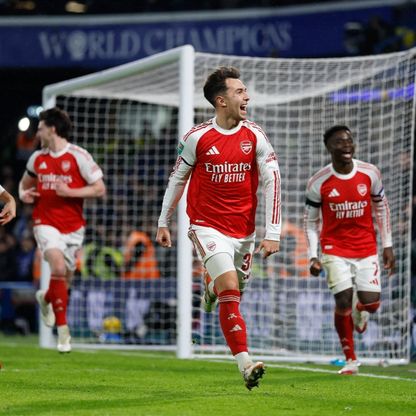 شاهد.. أرسنال يواصل الموسم المذهل ويهزم تشيلسي في كأس الرابطة