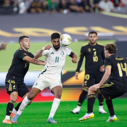 الأخضر السعودي يودّع الكأس الذهبية بهدفين أمام المكسيك