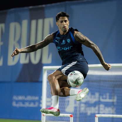 كانسيلو وهيرنانديز ينتظمان في تدريبات الهلال