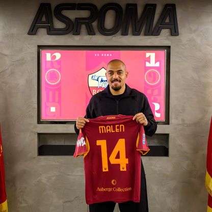 روما يعزز خط هجومه بالهولندي مالين معاراً من أستون فيلا