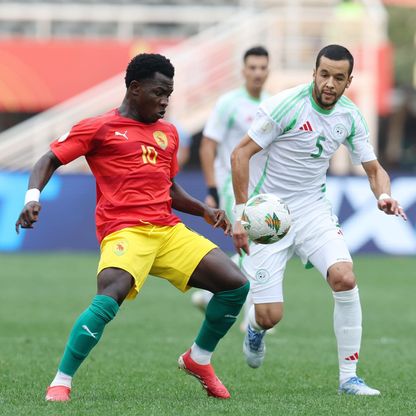 الجزائر بموقف صعب بعد التعادل مع غينيا في كأس أمم إفريقيا للمحليين