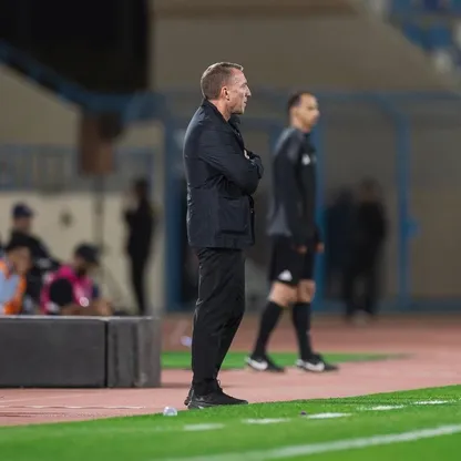 بريندان رودجرز مدرب القادسية خلال مباراة ضد الأخدود بالدوري السعودي - 20 فبراير 2026