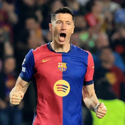 شاهد.. ليفاندوفسكي يعزز تقدم برشلونة على دورتموند