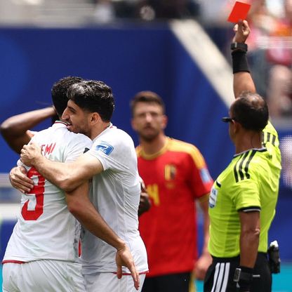 منتخب إيران يشكر لوس أنجليس برسالة "مكتوبة بخط اليد"