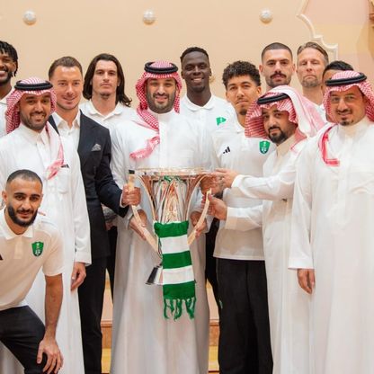 الأهلي يحظى بتكريم ولي العهد بعد التتويج باللقب الآسيوي