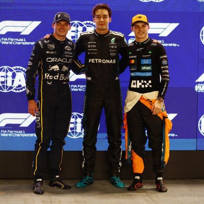 راسل ينتزع مركز أول المنطلقين في سنغافورة أمام فرشتابن وبياستري