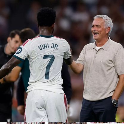 مورينيو يشرح كيف أصلح علاقة فينيسيوس بجمهور ريال مدريد