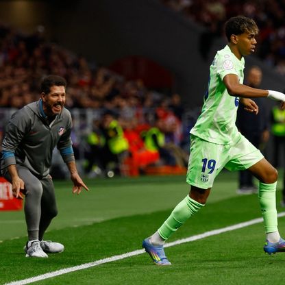 تشكيلة أتلتيكو مدريد الأساسية ضد برشلونة.. غريزمان ولوكمان وألفاريز